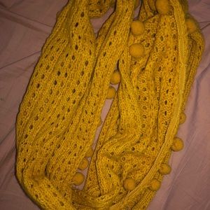 mustard infinity scarf